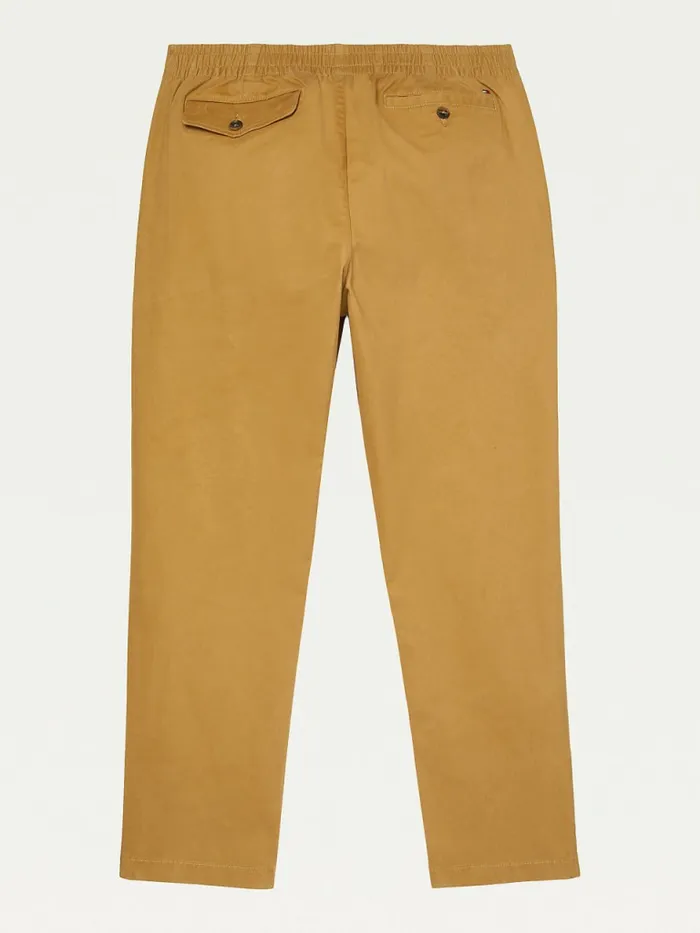 Tommy Hilfiger Adaptive Stretch Cotton Chinos Antique Bronze Mens Trousers