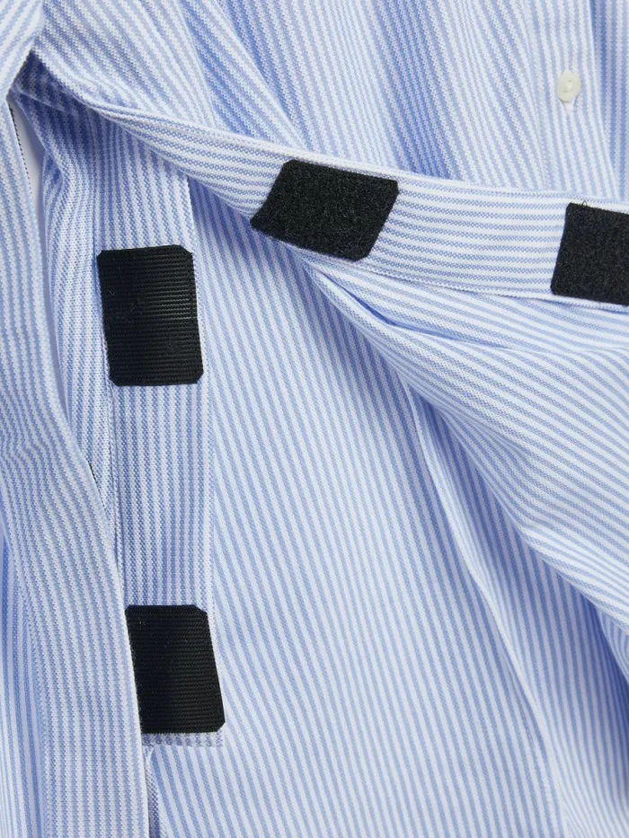 Tommy Hilfiger Adaptive Tommy Icons Knitted Stripe Travel Shirt Peri BlueMulti Womens Shirts and Blouses Online