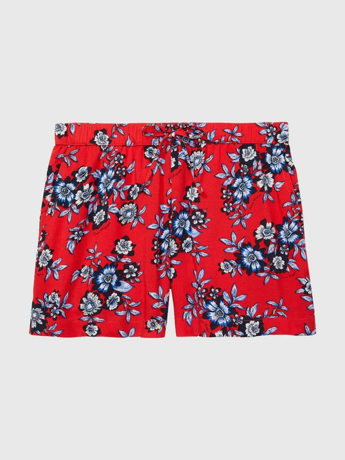Tommy Hilfiger Adaptive Viscose Floral Print Shorts Fireworks Multi Girls Trousers Shorts and Skirts Cheap On Sale Tommy Hilfiger Adaptive Viscose Floral Print Shorts Fireworks Multi Girls Trousers Shorts and Skirts Cheap On Sale