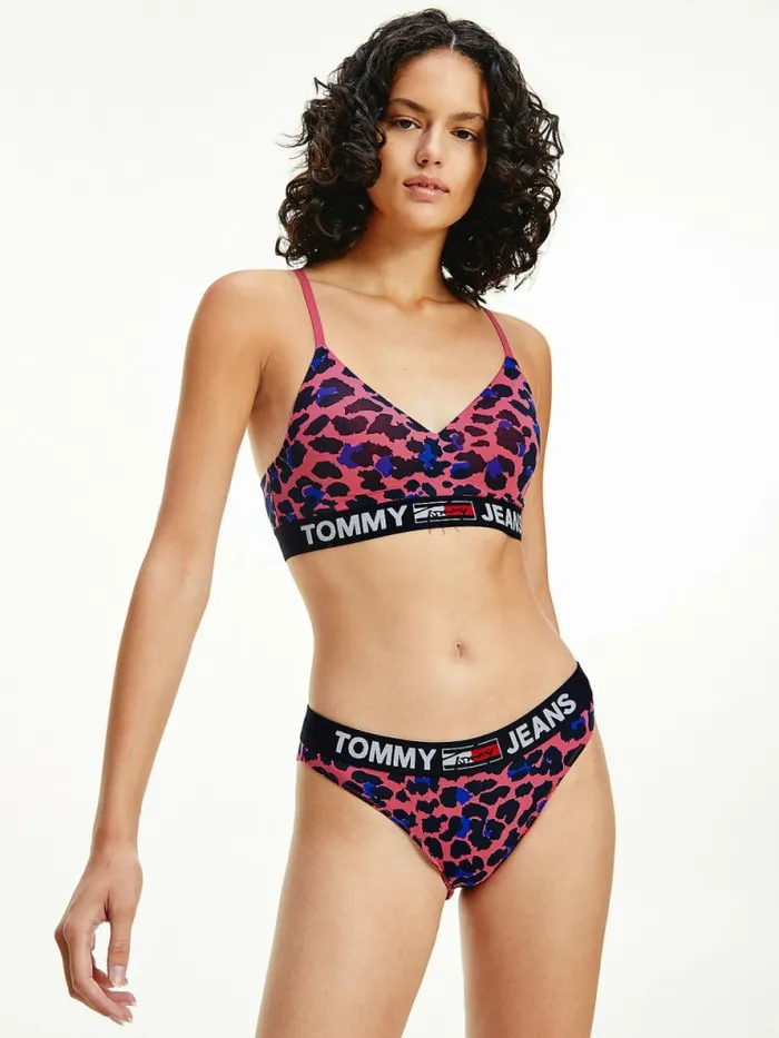 Tommy Hilfiger AllOver Logo Print Briefs Tj Leopard Womens Lingerie