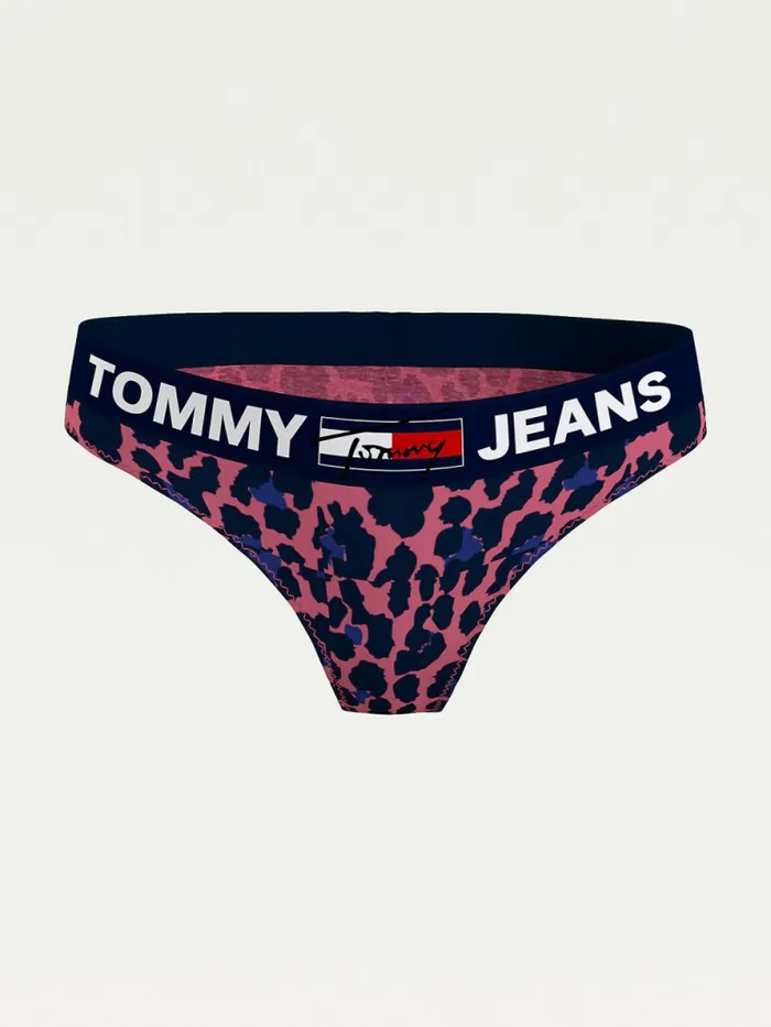 Tommy Hilfiger AllOver Logo Print Briefs Tj Leopard Womens Lingerie
