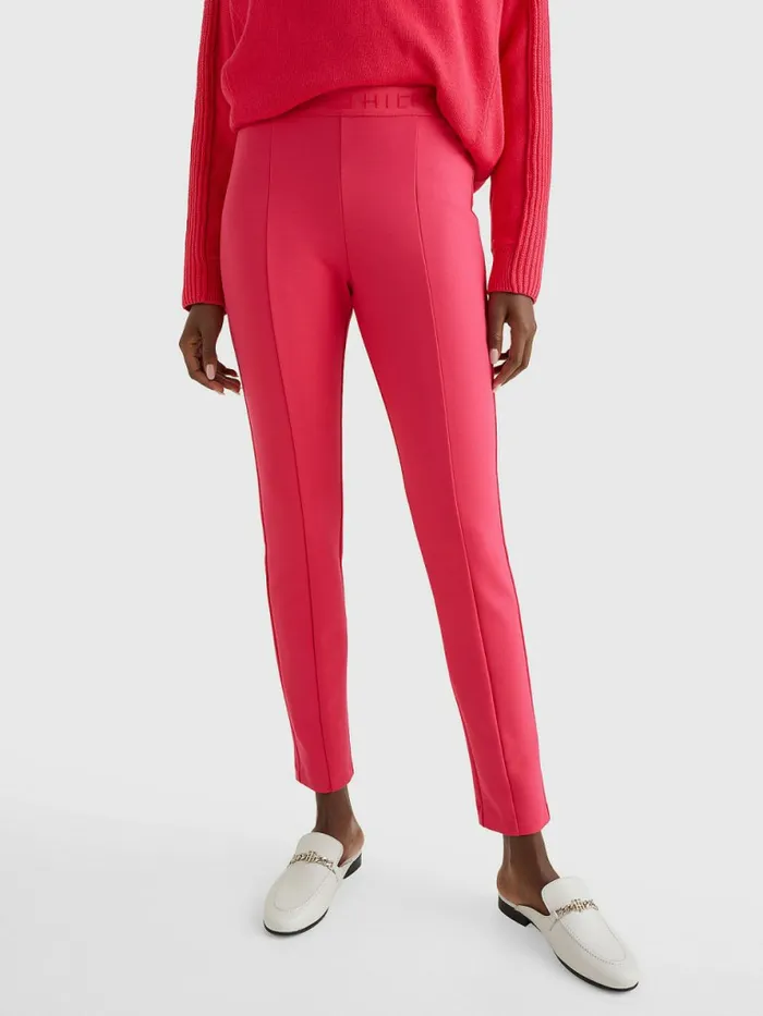 Tommy Hilfiger Audrey Slim Fit Leggings Pink Splendor Womens CoOrds