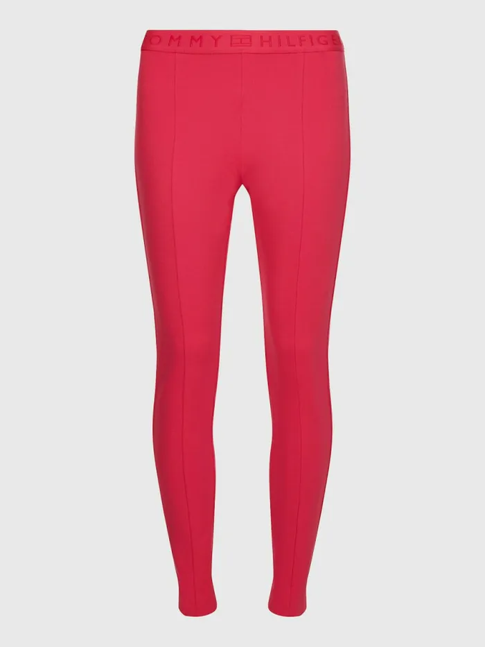 Tommy Hilfiger Audrey Slim Fit Leggings Pink Splendor Womens CoOrds