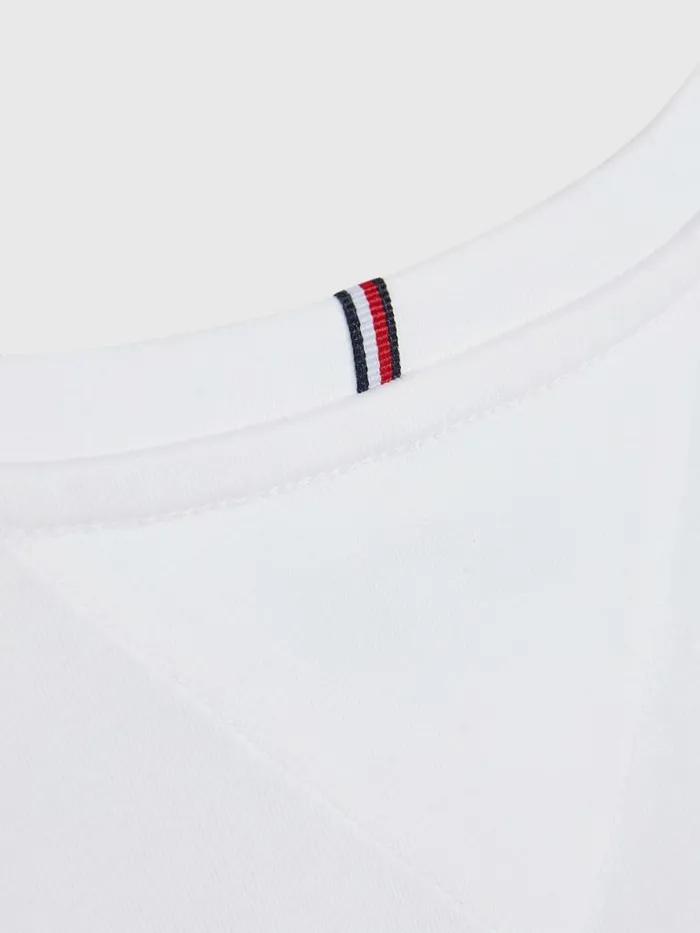 Tommy Hilfiger Back Logo TShirt White Girls Tops and TShirts Popular