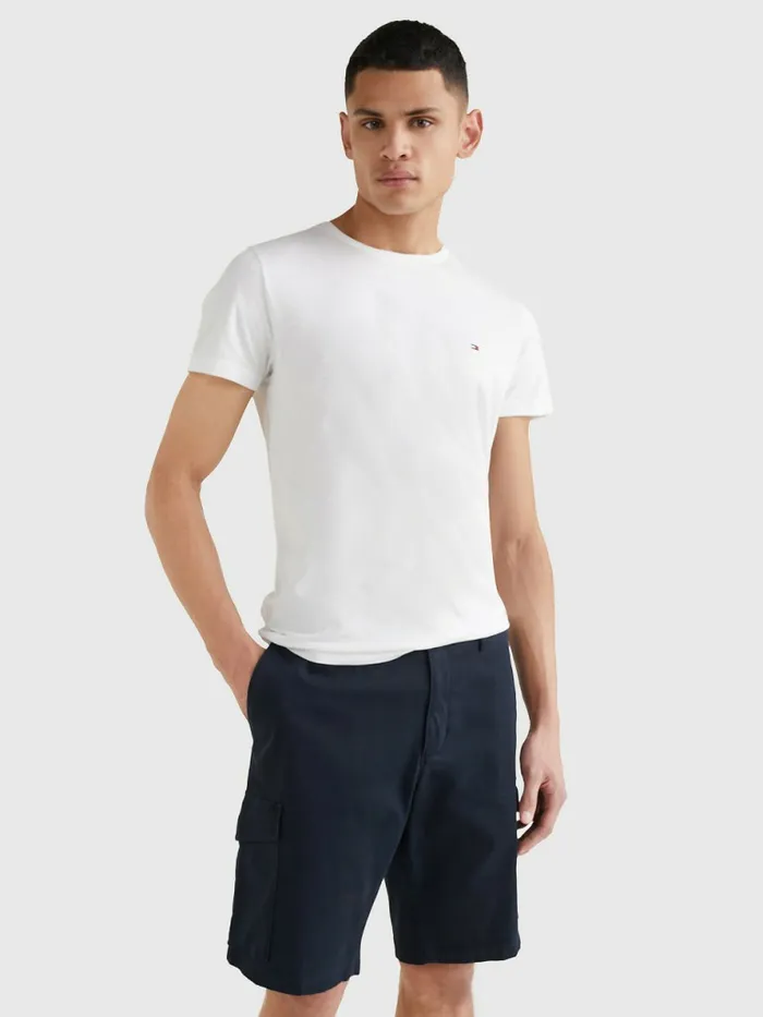 Tommy Hilfiger Back Logo TShirt White Mens TShirts Fashion