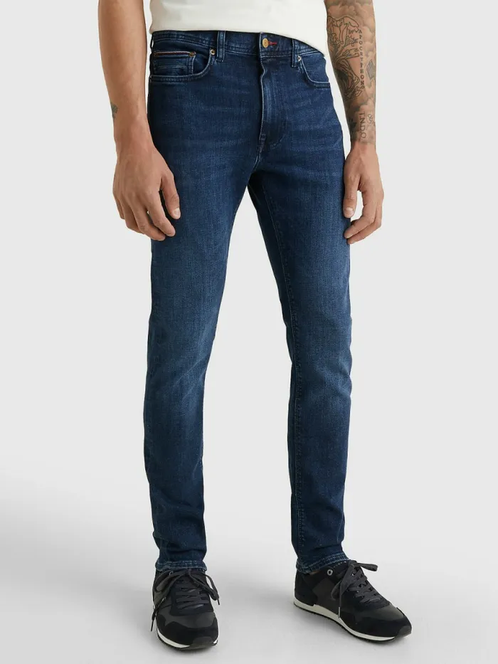 Tommy Hilfiger Bleecker Slim Jeans Bridger Indigo Mens Jeans For Sale