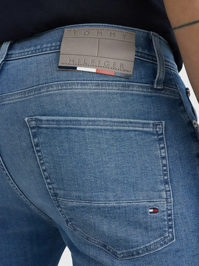 Tommy Hilfiger Bleecker Slim Jeans Spruce Blue Mens Jeans Near Me