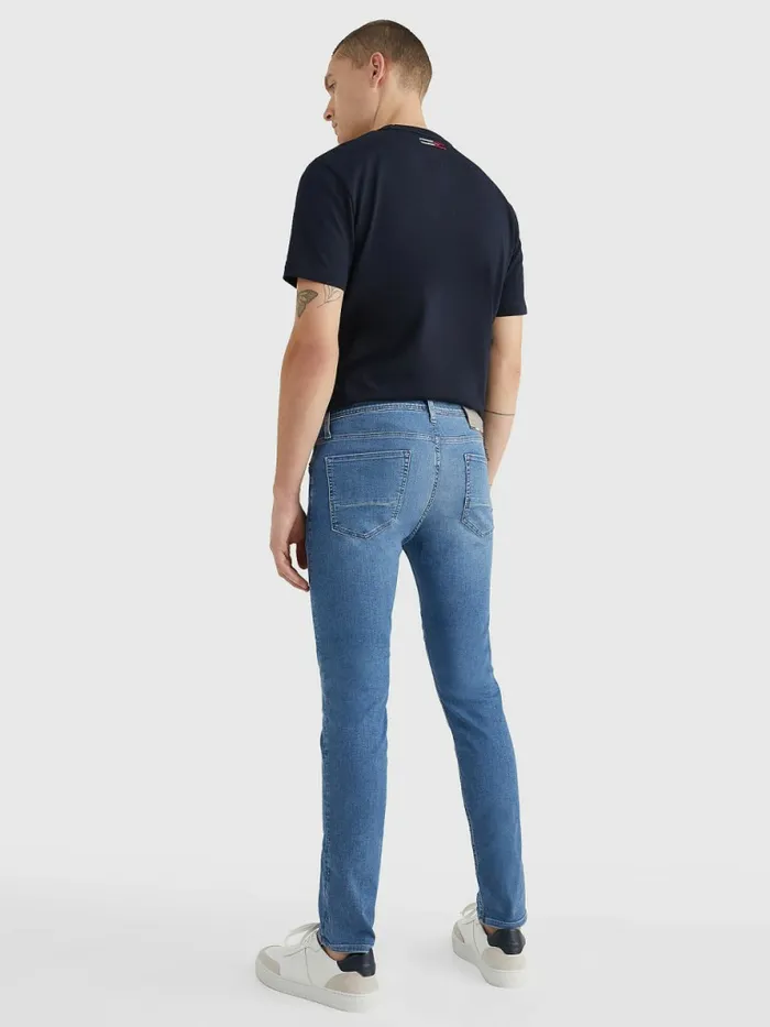 Tommy Hilfiger Bleecker Slim Jeans Spruce Blue Mens Jeans Near Me