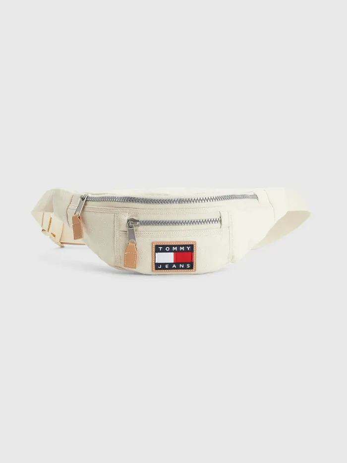 Tommy Hilfiger Canvas Bumbag Natural Canvas Mens Bags Gift for Friend