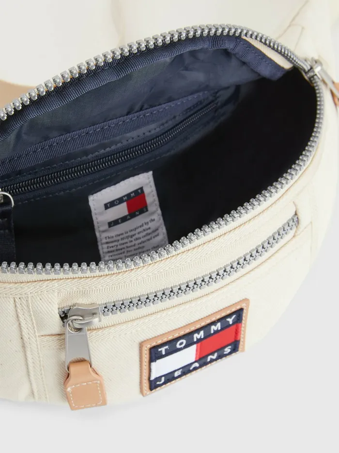 Tommy Hilfiger Canvas Bumbag Natural Canvas Mens Bags Gift for Friend