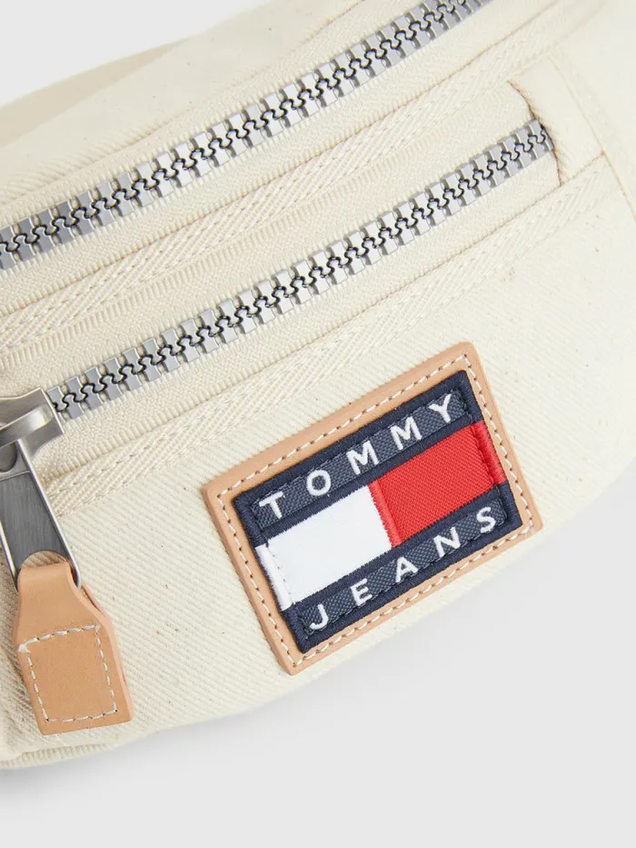 Tommy Hilfiger Canvas Bumbag Natural Canvas Mens Bags Gift for Friend