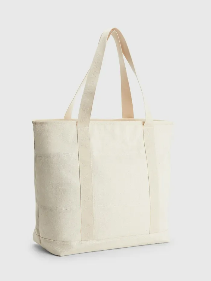 Tommy Hilfiger Canvas Tote Natural Canvas Mens Bags Sale