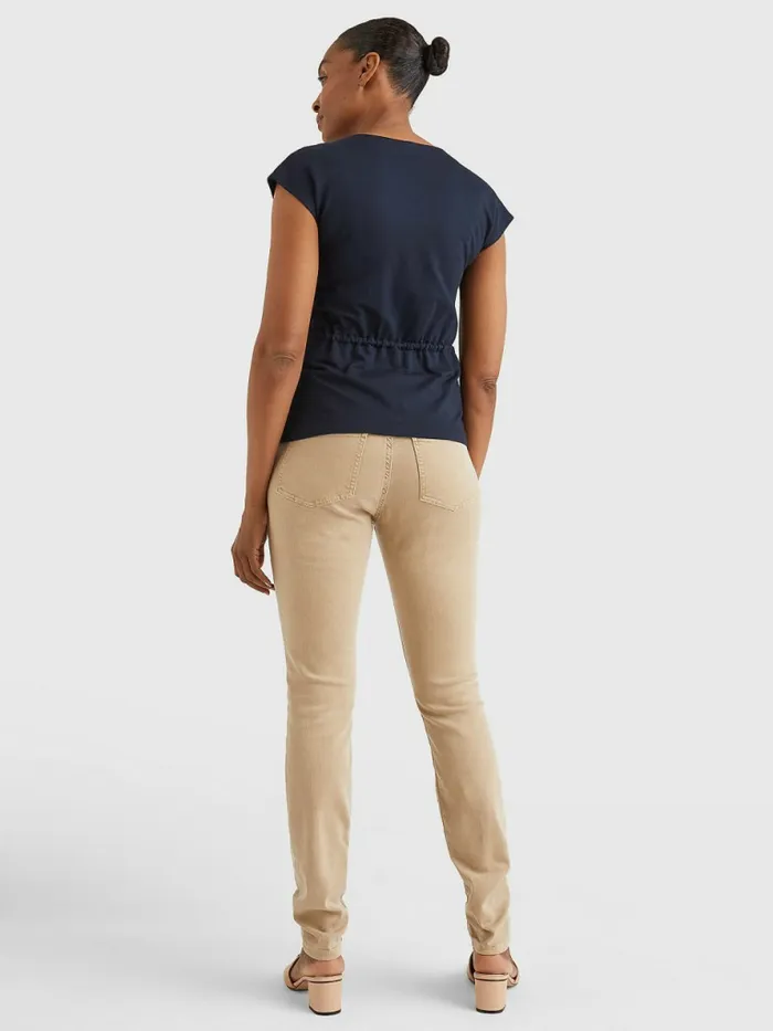 Tommy Hilfiger Cap Sleeve Wrap TShirt Desert Sky Womens TShirts Gift 4 You