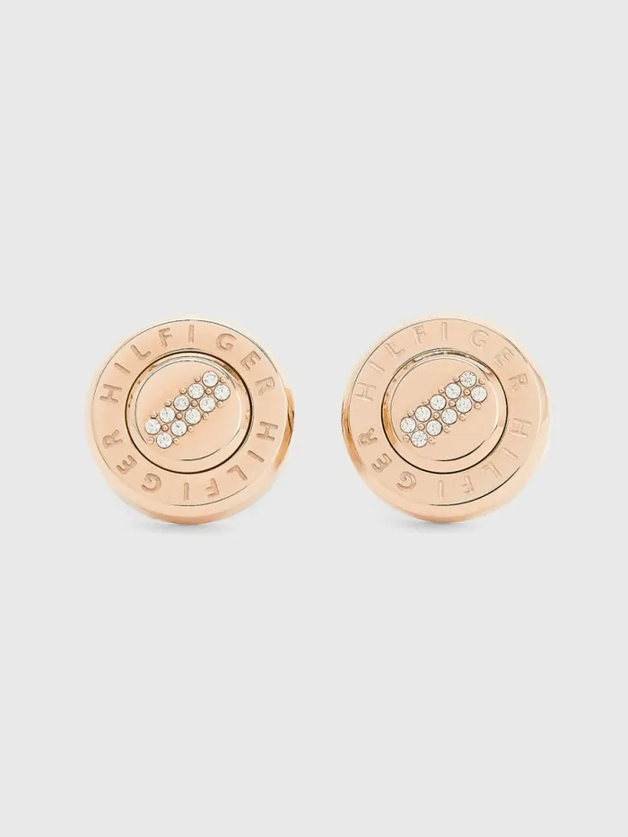 Tommy Hilfiger Carnation GoldPlated Stud Earrings Carnation Gold Womens Jewellery Tommy Hilfiger Carnation GoldPlated Stud Earrings Carnation Gold Womens Jewellery