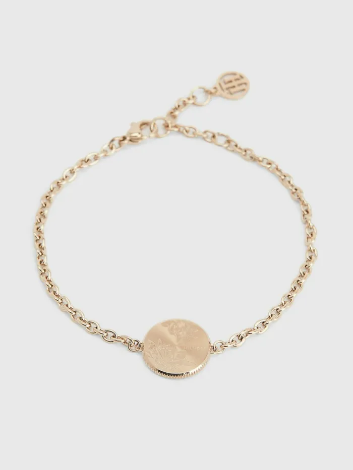 Tommy Hilfiger Carnation GoldTone Floral Bracelet Carnation Gold Womens Jewellery Tommy Hilfiger Carnation GoldTone Floral Bracelet Carnation Gold Womens Jewellery