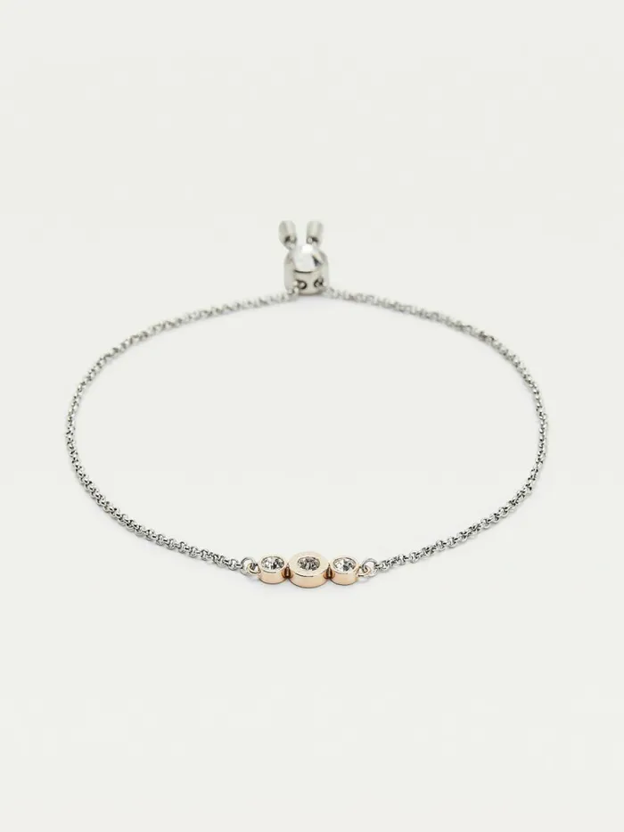 Tommy Hilfiger Carnation GoldTone Layered Bracelet Two Tone Womens Jewellery