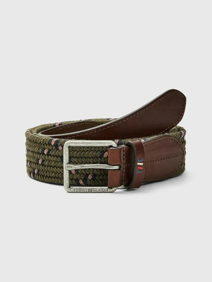 Tommy Hilfiger Casual Leather Essential Elasticated Belt Army Green Mens Belts Near Me Tommy Hilfiger Casual Leather Essential Elasticated Belt Army Green Mens Belts Near Me