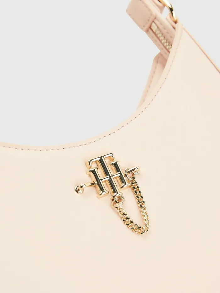 Tommy Hilfiger Chain Shoulder Bag Dusky Pink Womens Bags Gift Ideas