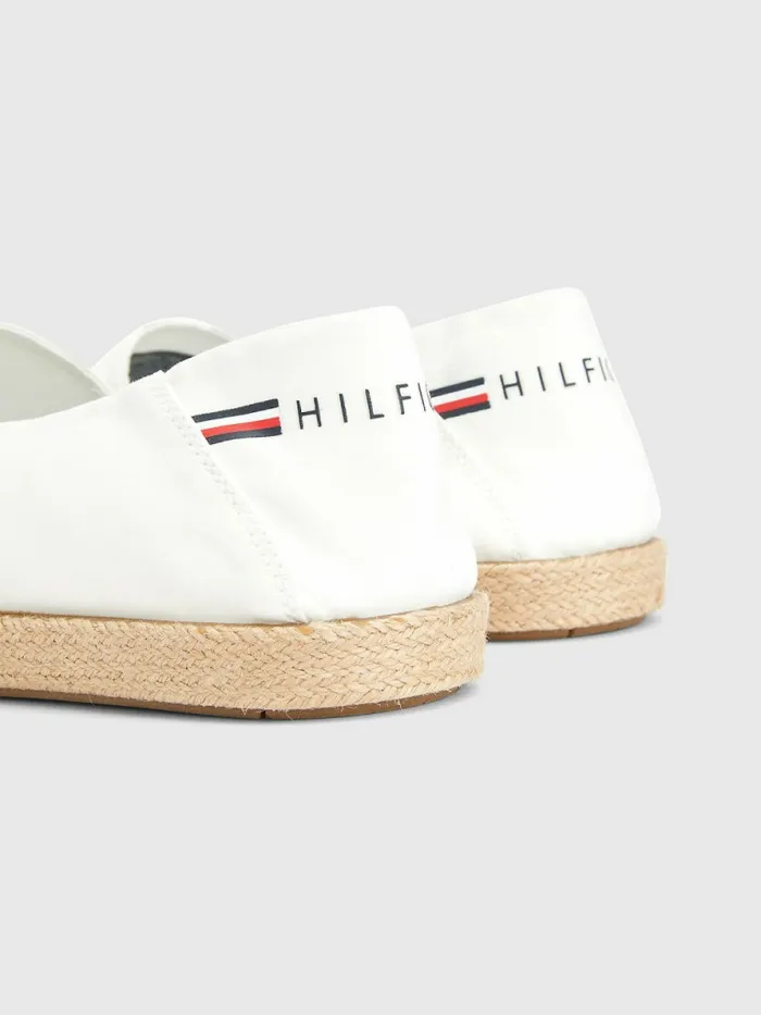 Tommy Hilfiger Chambray Espadrilles Ecru Mens Formal Shoes and Brogues On Sale