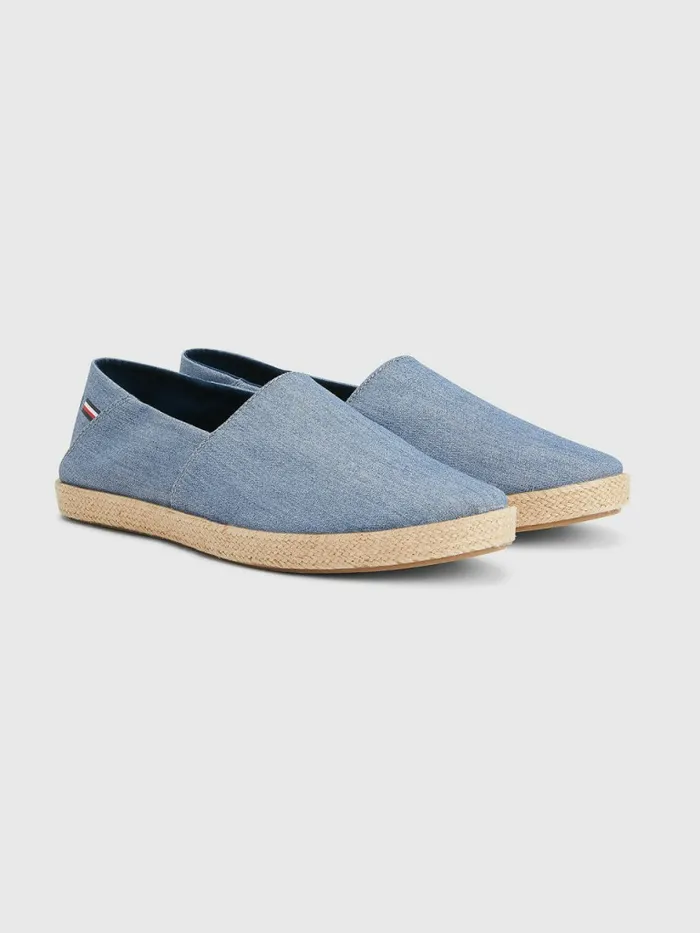Tommy Hilfiger Chambray Espadrilles Twilight Indigo Mens Formal Shoes and Brogues For Sale Tommy Hilfiger Chambray Espadrilles Twilight Indigo Mens Formal Shoes and Brogues For Sale