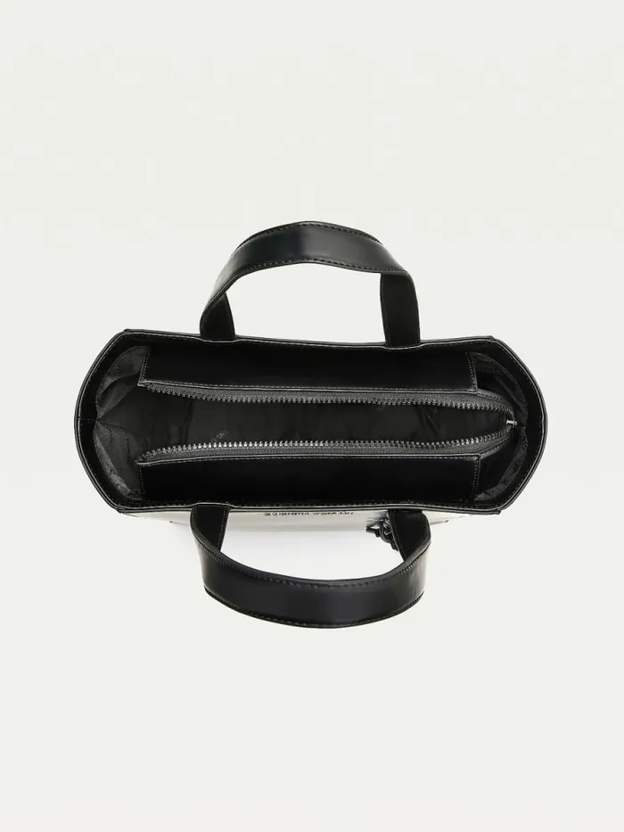 Tommy Hilfiger Charm Tote Black Womens Bags Cheap On Sale