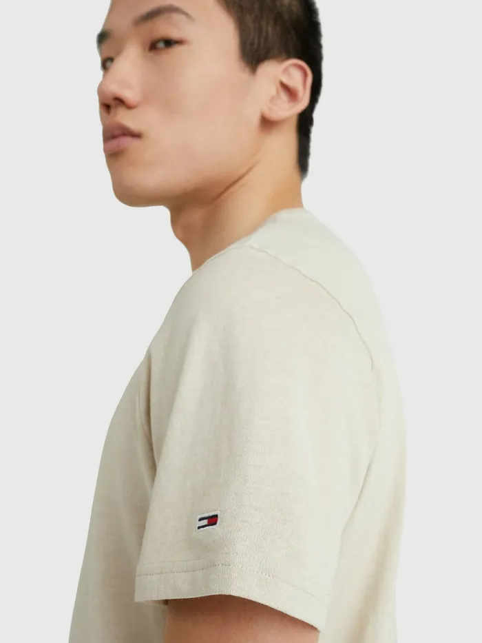 Tommy Hilfiger Circle Logo TShirt Savannah Sand Mens TShirts For Sale