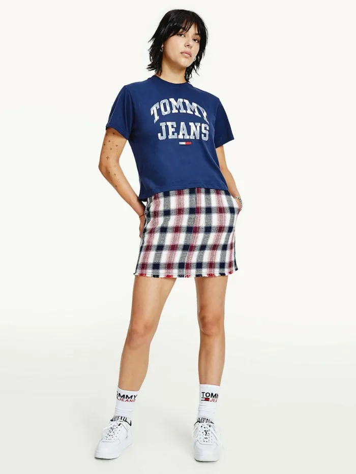 Tommy Hilfiger Classics Argyle TShirt Twilight Navy Womens TShirts Gift 4 You Tommy Hilfiger Classics Argyle TShirt Twilight Navy Womens TShirts Gift 4 You