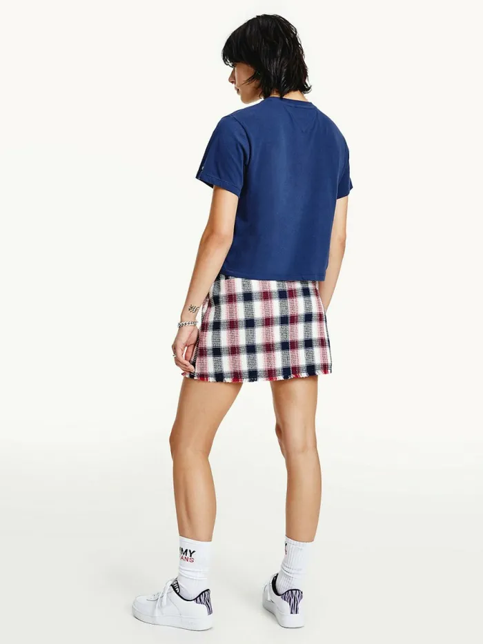 Tommy Hilfiger Classics Argyle TShirt Twilight Navy Womens TShirts Gift 4 You
