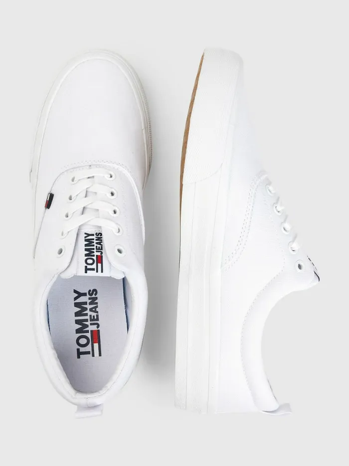 Tommy Hilfiger Classics LowTop Trainers White Mens Boots Online