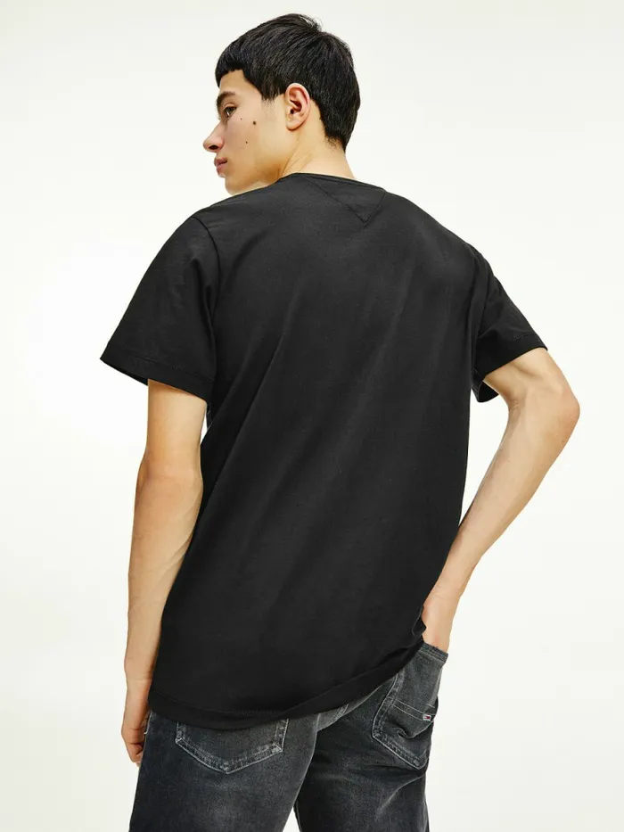 Tommy Hilfiger Classics Organic Cotton TShirt Black Mens TShirts Fashion