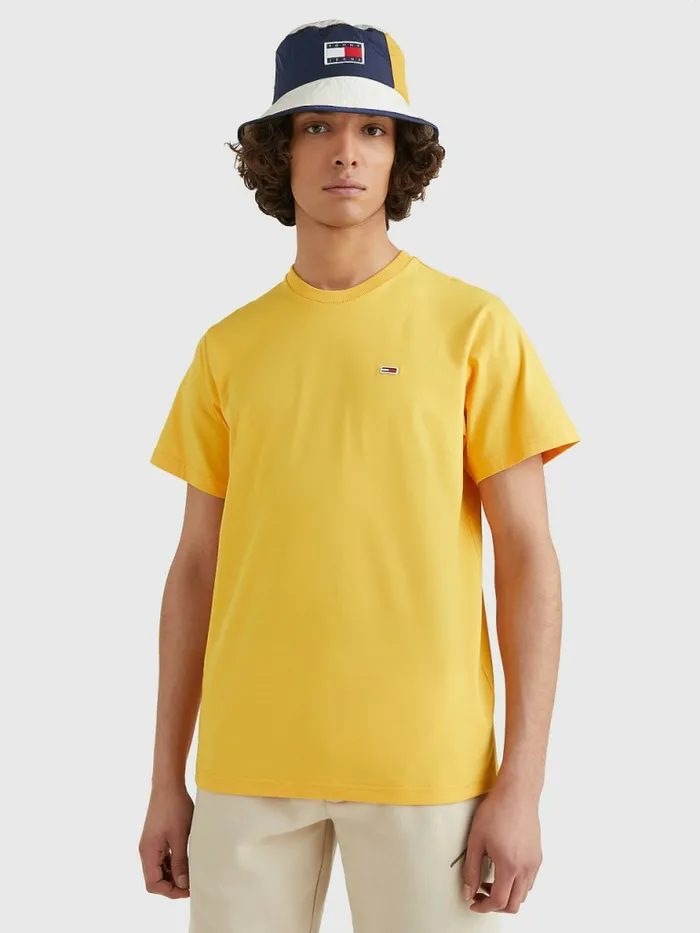 Tommy Hilfiger Classics Organic Cotton TShirt Prairie Yellow Mens TShirts Gift 4 You Tommy Hilfiger Classics Organic Cotton TShirt Prairie Yellow Mens TShirts Gift 4 You