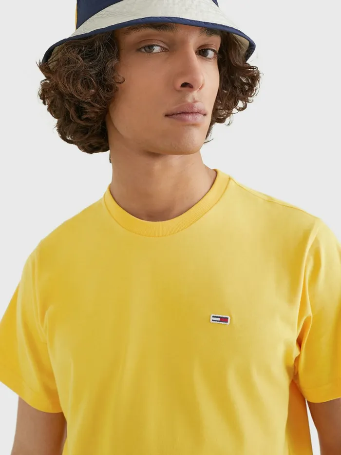 Tommy Hilfiger Classics Organic Cotton TShirt Prairie Yellow Mens TShirts Gift 4 You