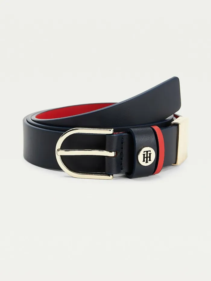 Tommy Hilfiger Classics Reversible Organic Leather Belt Desert Sky Primary Red Mix Womens Belts For Sale Tommy Hilfiger Classics Reversible Organic Leather Belt Desert Sky Primary Red Mix Womens Belts For Sale
