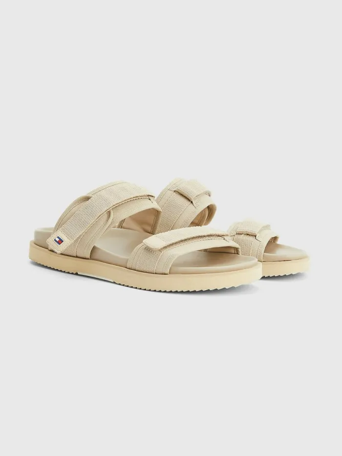 Tommy Hilfiger Cleat Strap Sandals Savannah Sand Mens Trainers Gift 4 You
