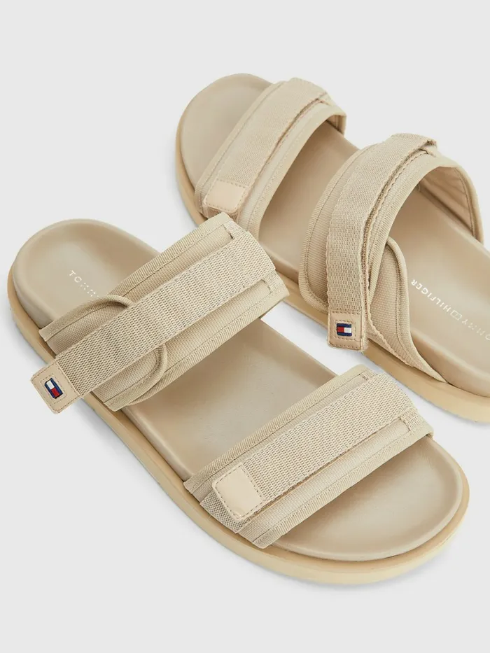 Tommy Hilfiger Cleat Strap Sandals Savannah Sand Mens Trainers Gift 4 You