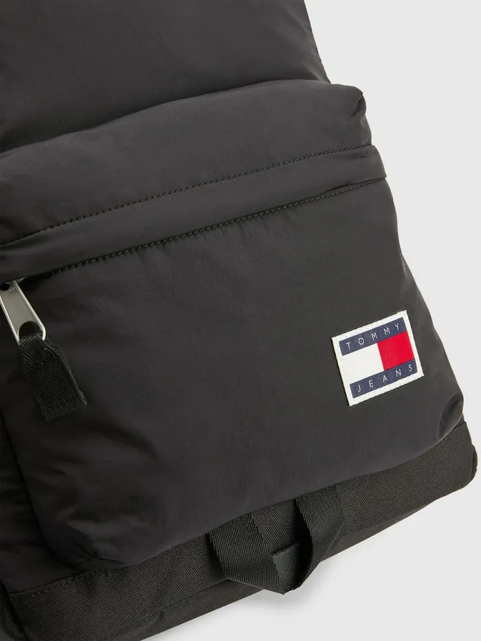 Tommy Hilfiger College Dome Backpack Black Mens Bags Sale