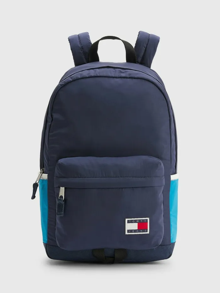 Tommy Hilfiger College Dome Backpack New Teal Mens Bags On Sale