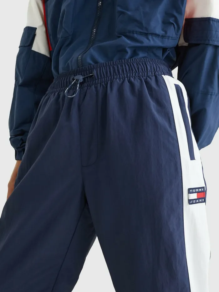 Tommy Hilfiger ColourBlocked Archive Wind Trousers Twilight NavyMulti Womens CoOrds