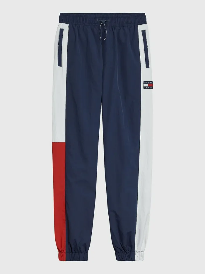 Tommy Hilfiger ColourBlocked Archive Wind Trousers Twilight NavyMulti Womens CoOrds
