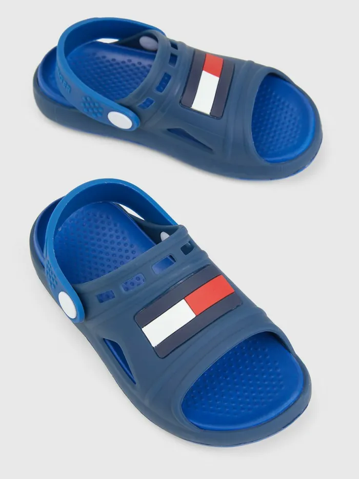 Tommy Hilfiger Comfy Flag Sandals BlueRoyal Boys Shoes and Accessories Gift Ideas