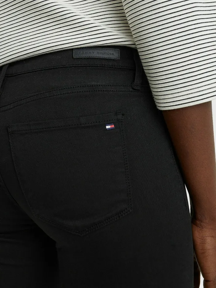 Tommy Hilfiger Como Heritage Skinny Fit Jeans Masters Black Womens Jeans Popular