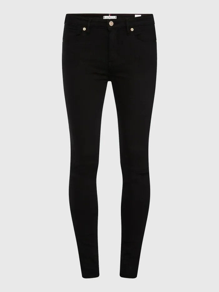 Tommy Hilfiger Como Heritage Skinny Fit Jeans Masters Black Womens Jeans Popular