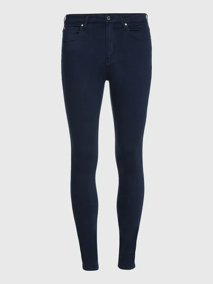Tommy Hilfiger Como Mid Rise Skinny Th Flex Jeans Desert Sky Womens Jeans Gift for Friend