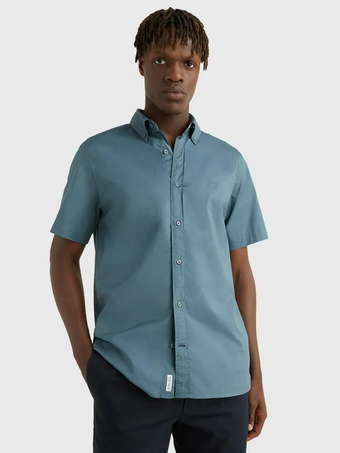 Tommy Hilfiger Contrast Topstitch Regular Fit Shirt Mercury Marine Mens Shirts Gift 4 You Tommy Hilfiger Contrast Topstitch Regular Fit Shirt Mercury Marine Mens Shirts Gift 4 You