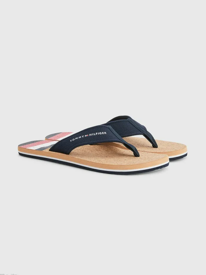 Tommy Hilfiger Cork Webbing Beach Sandals Desert Sky Mens Trainers Cheap On Sale Tommy Hilfiger Cork Webbing Beach Sandals Desert Sky Mens Trainers Cheap On Sale