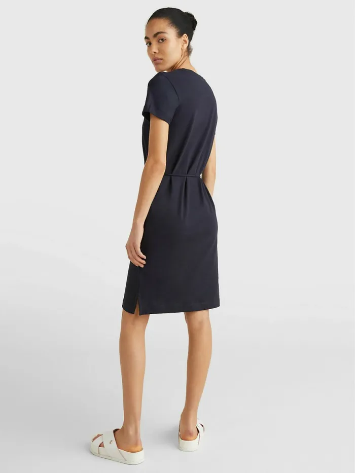Tommy Hilfiger Cotton Drawstring TShirt Dress Desert Sky Womens Dresses and Jumpsuits Popular