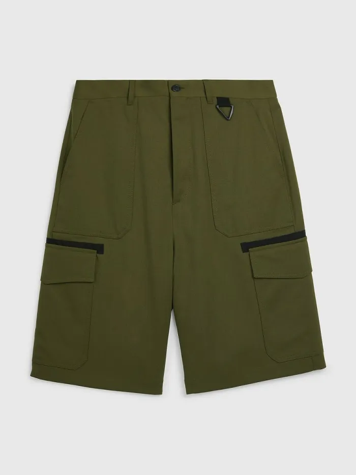 Tommy Hilfiger Crest Relaxed Fit Cargo Shorts Northwood Olive Mens Shorts Popular