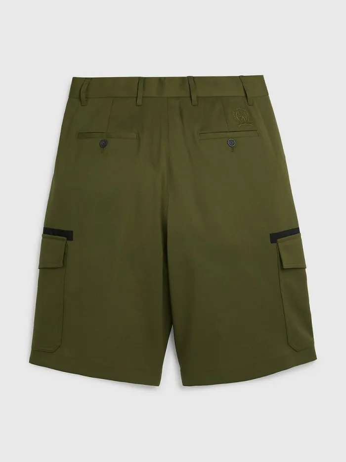 Tommy Hilfiger Crest Relaxed Fit Cargo Shorts Northwood Olive Mens Shorts Popular