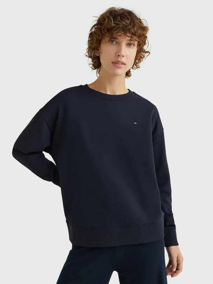 Tommy Hilfiger Crew Neck Relaxed Fit Sweatshirt Desert Sky Womens Sweatshirts and Hoodies Sale Tommy Hilfiger Crew Neck Relaxed Fit Sweatshirt Desert Sky Womens Sweatshirts and Hoodies Sale