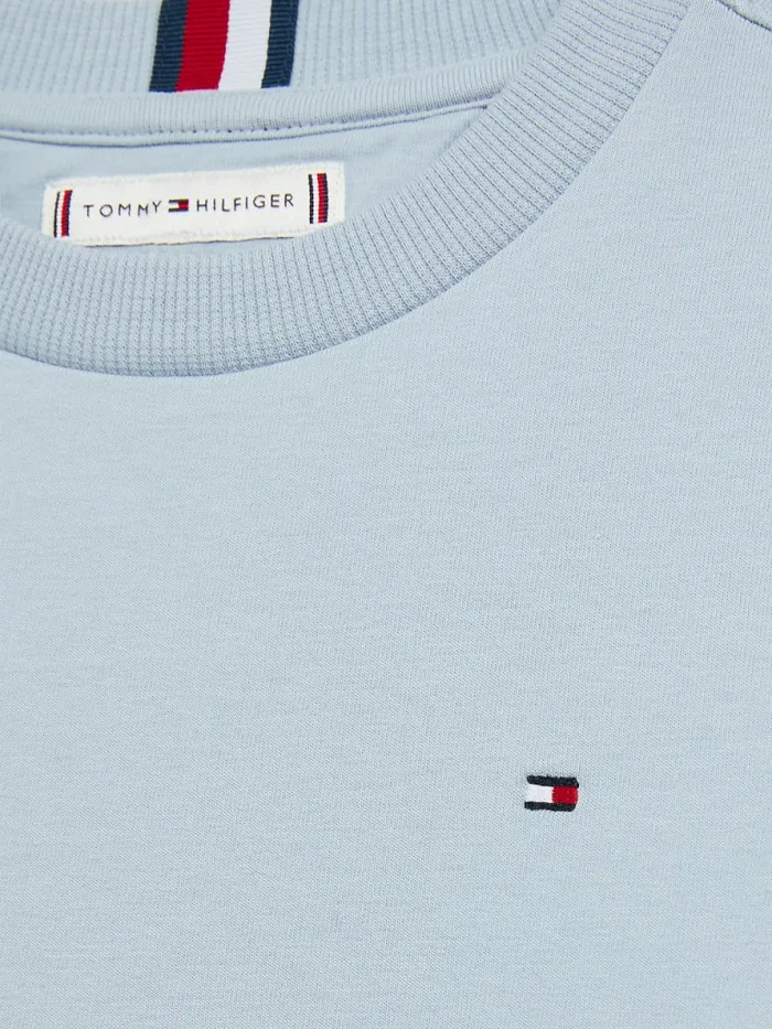 Tommy Hilfiger Crew Neck Sweatshirt Cloudy Boys Jumpers and Cardigans Near Me